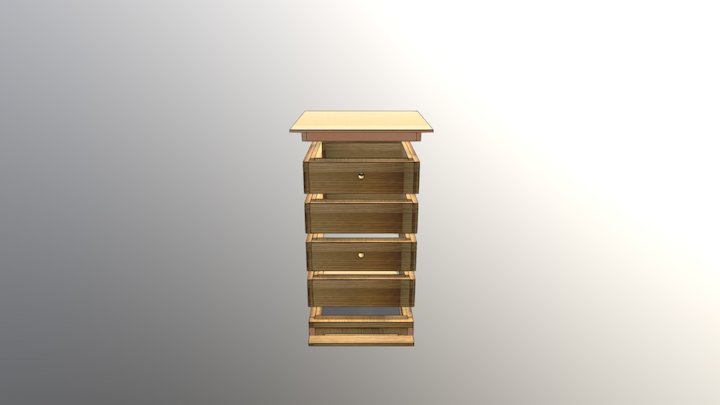 Beehive Illustration 3D Model