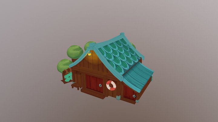 Fisherman's house only 3D Model