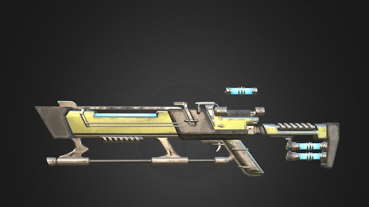 Artemis - Laser Rifle 3D Model
