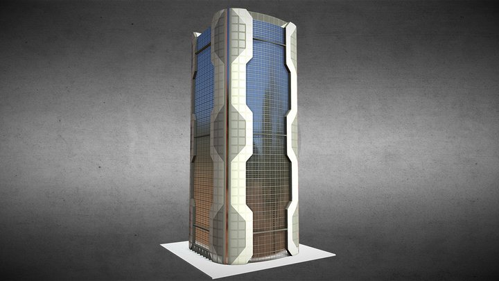 Sci-Fi building - Utopia 5 3D Model