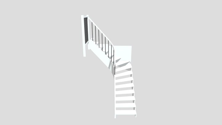 Rendu Escalier le fichant 3D Model
