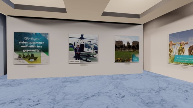 Instamuseum for @christlichsozialeunion 3D Model