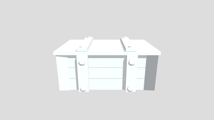 2_3Crate 3D Model