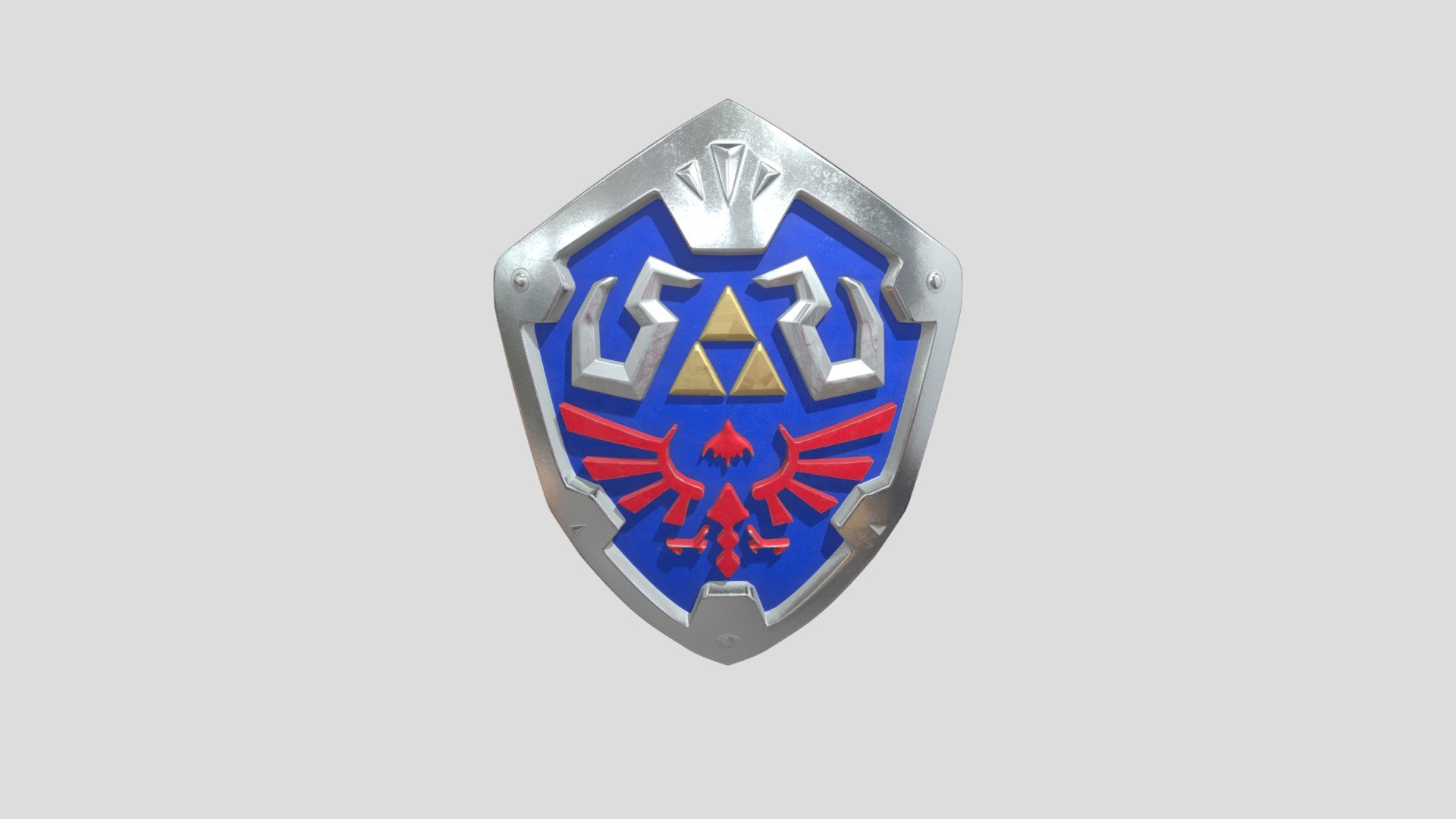 Hylian Shield - 3D model by Kevlam [a5948b2] - Sketchfab