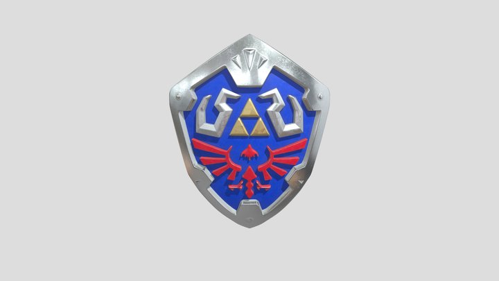 Hylian Shield 3D Model