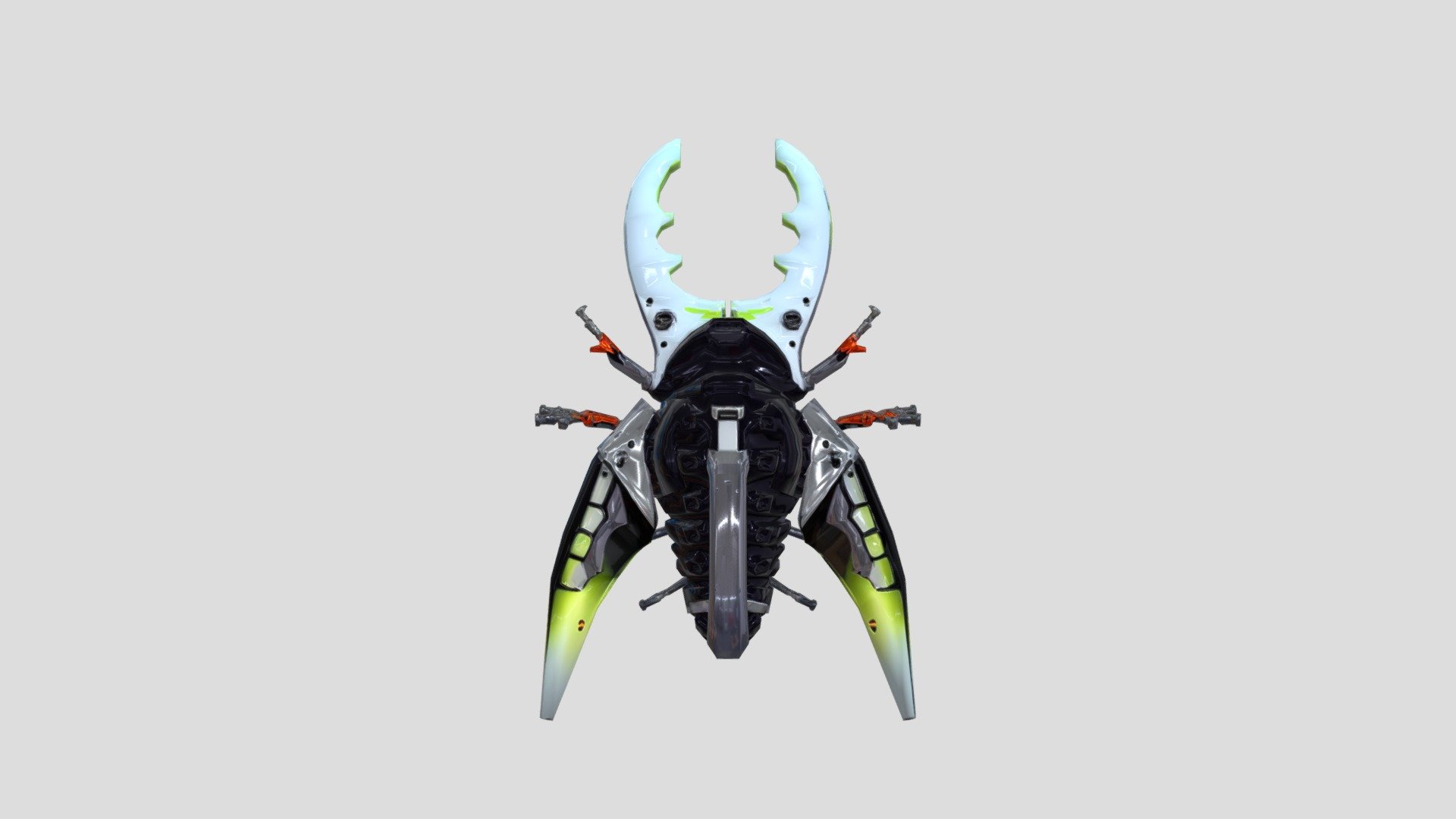 Cyber Bug – Sci-Fi Robotic Insect - Download Free 3D model by jonas ...