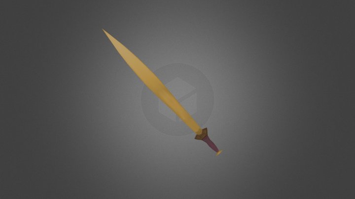 Wilburton Sword 3D Model