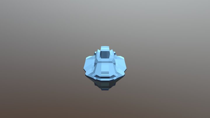 戦艦レギオン（ローポリ） 3D Model