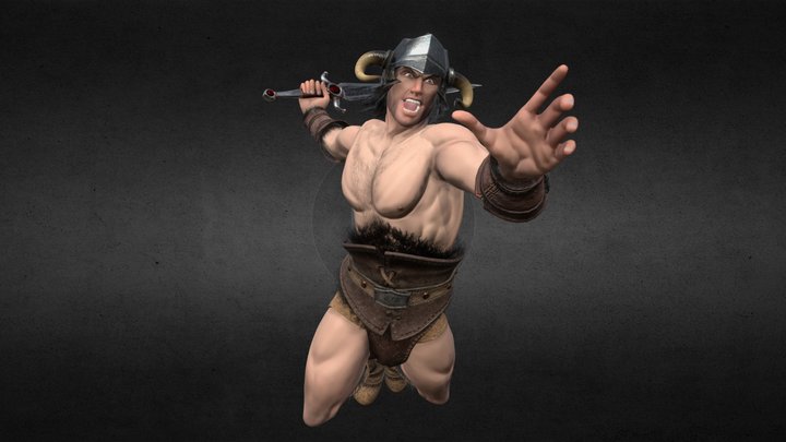 The Barbarian 3D Model