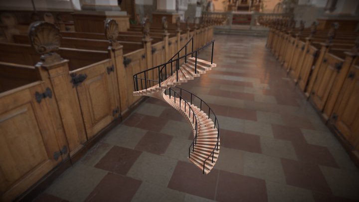 Escaleras de Caracol 3D Model