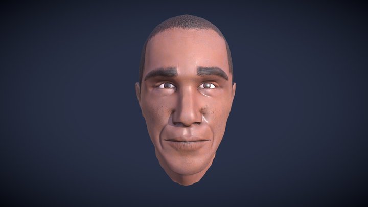 Barack Obama 3D Model