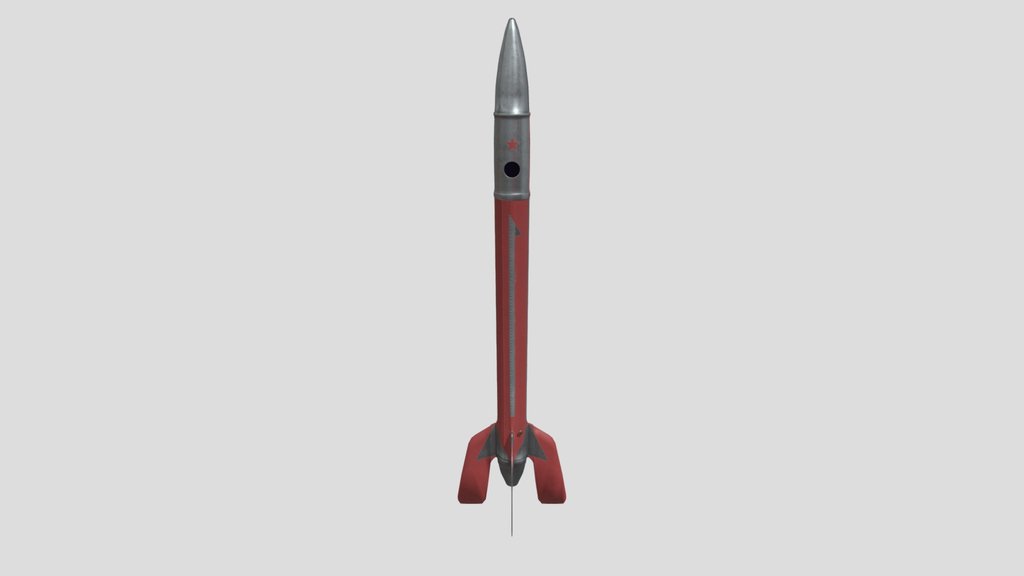 Gird Ix Experimental Rocket Painted