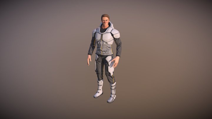 Sci Fi Character 3D Model