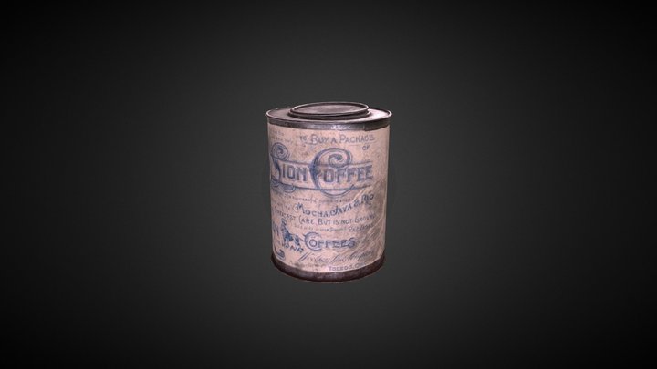 Coffee Can 3D Model