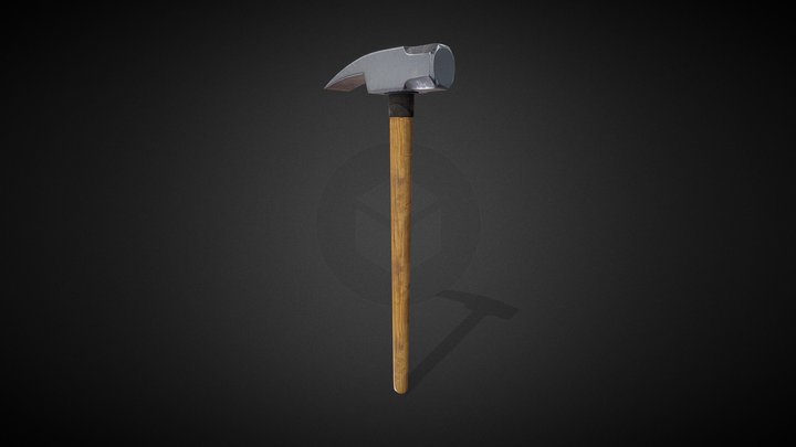 Classic breaching hammer 3D Model