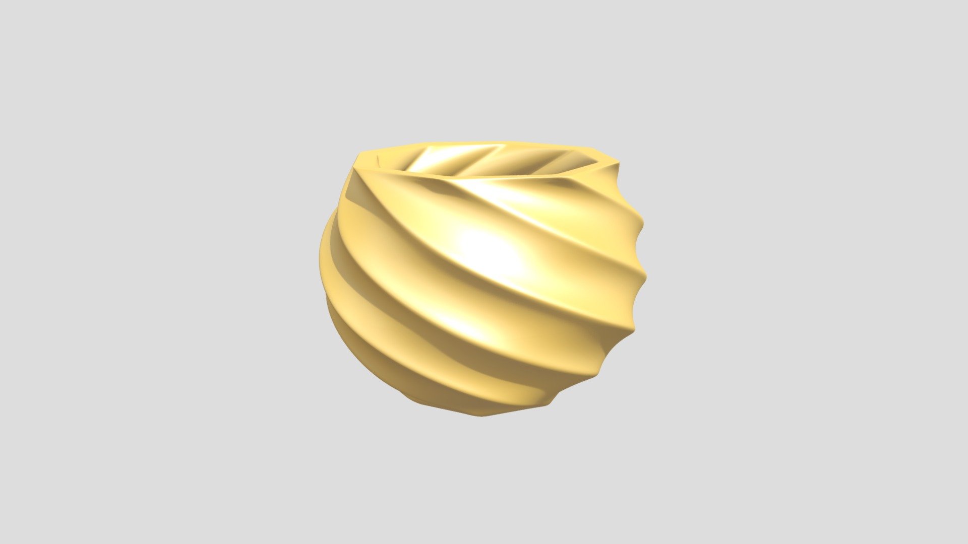 Twisted Gold Cup