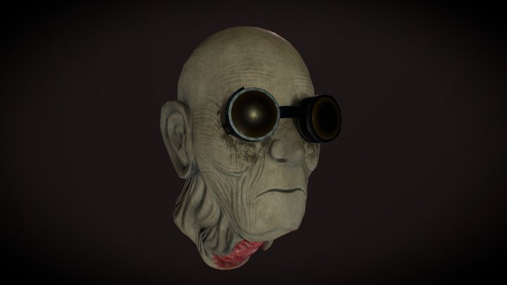 The Blind Man: Head Model 3D Model