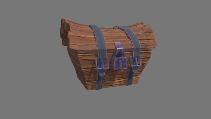 Treasure Chest 3D Model