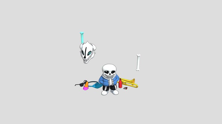 Sans_-_undertale – Kostenloses 3D-Modell STL