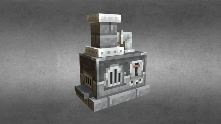 Advanced smelting furnace 3D Model