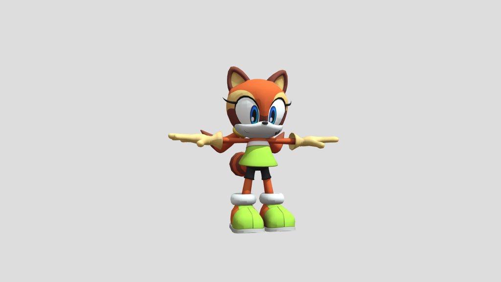 Marine The Raccoon (Sonic Blitz)