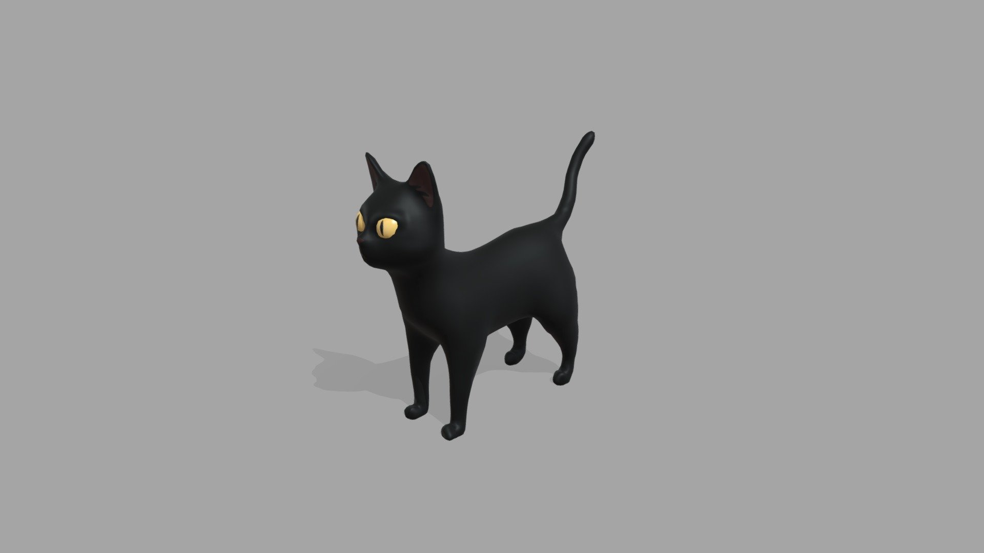 Cat - Idle - Download Free 3D model by pamoan10 [a59fe9c] - Sketchfab