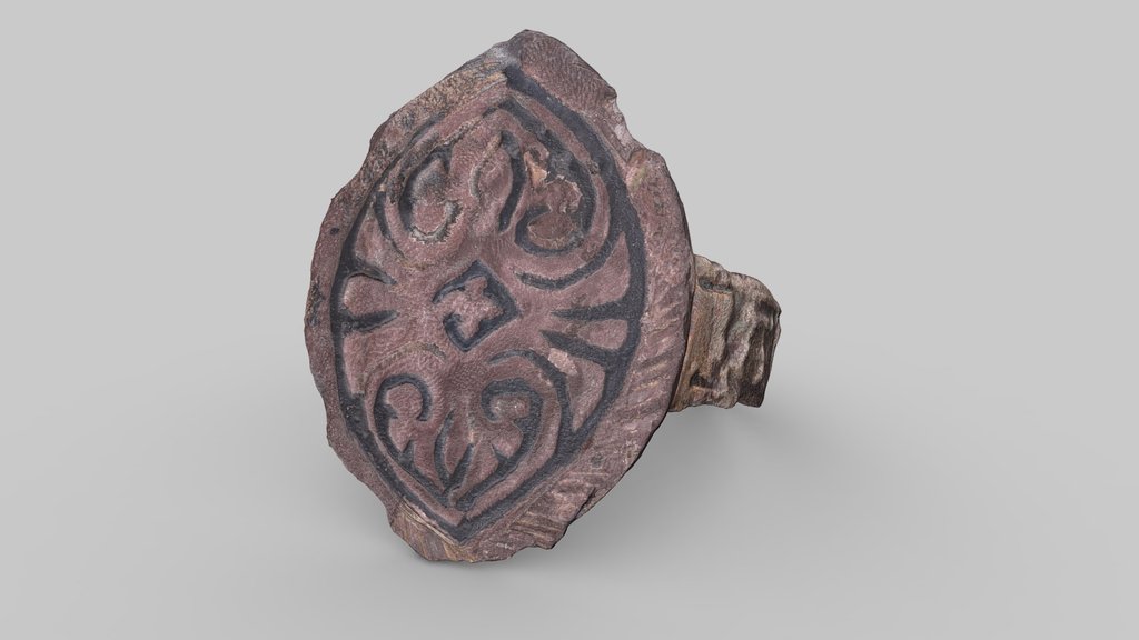 Gold-plated silver finger ring