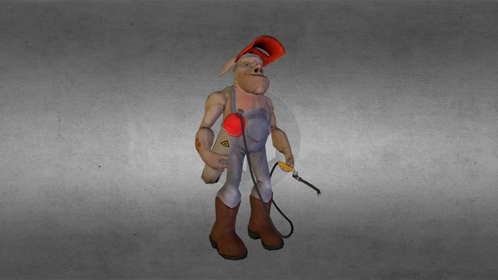 Pig Goblin 3D Model
