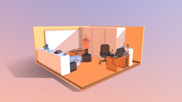 комната Бустера 3D Model