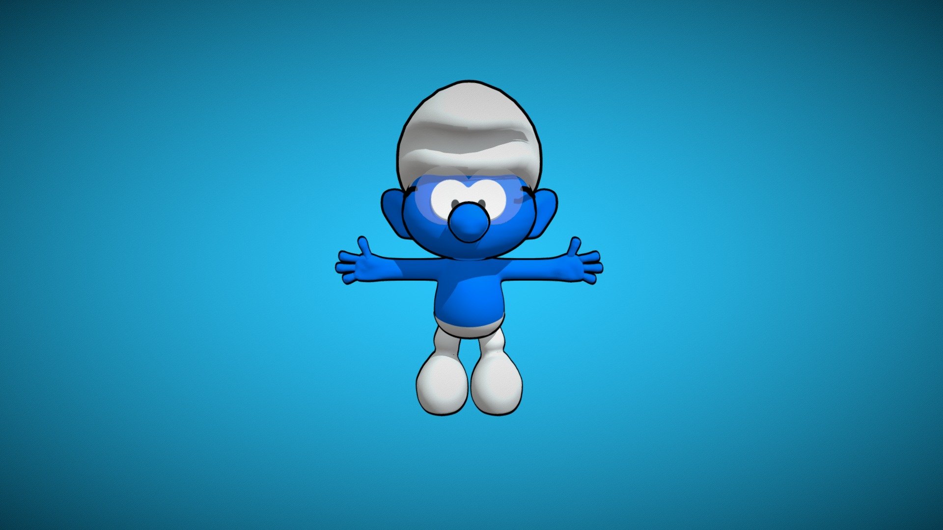 PITUFO FILOSOFO Download Free 3D model by Sapx (sapxBlend) [a5a0be0