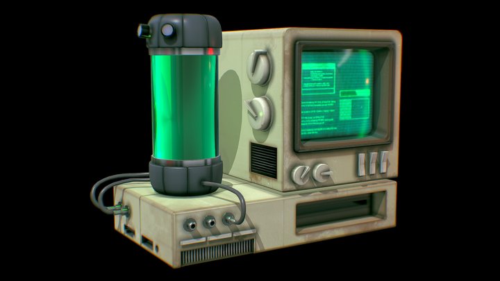 Old Computer 3D Model