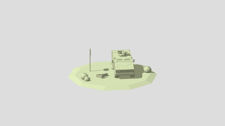 Oshkosh Scene 3D Model