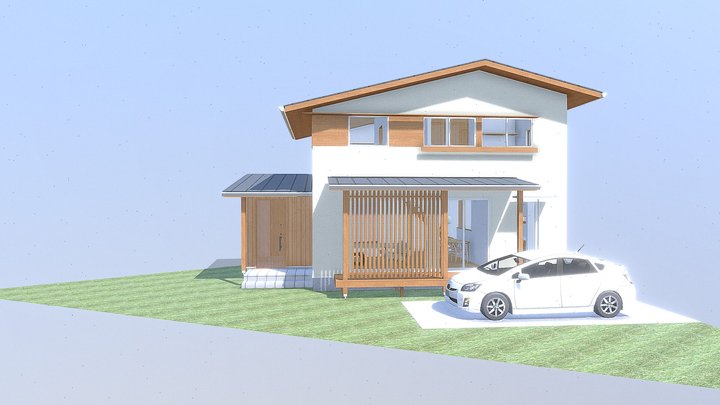 サンプル物件A棟 3D Model