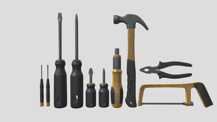 Tool Set 3D Model