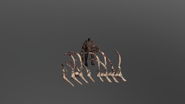Creatures: Chupacabras 3D Model