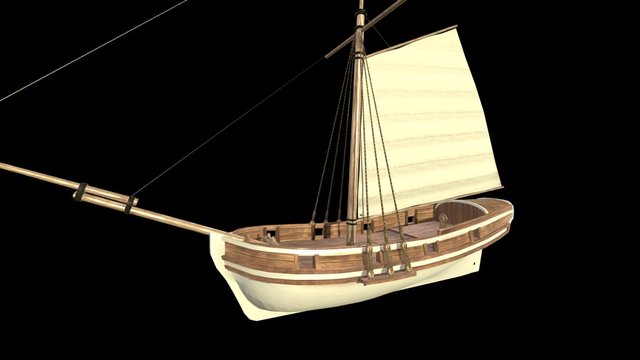 War sloop 3D Model