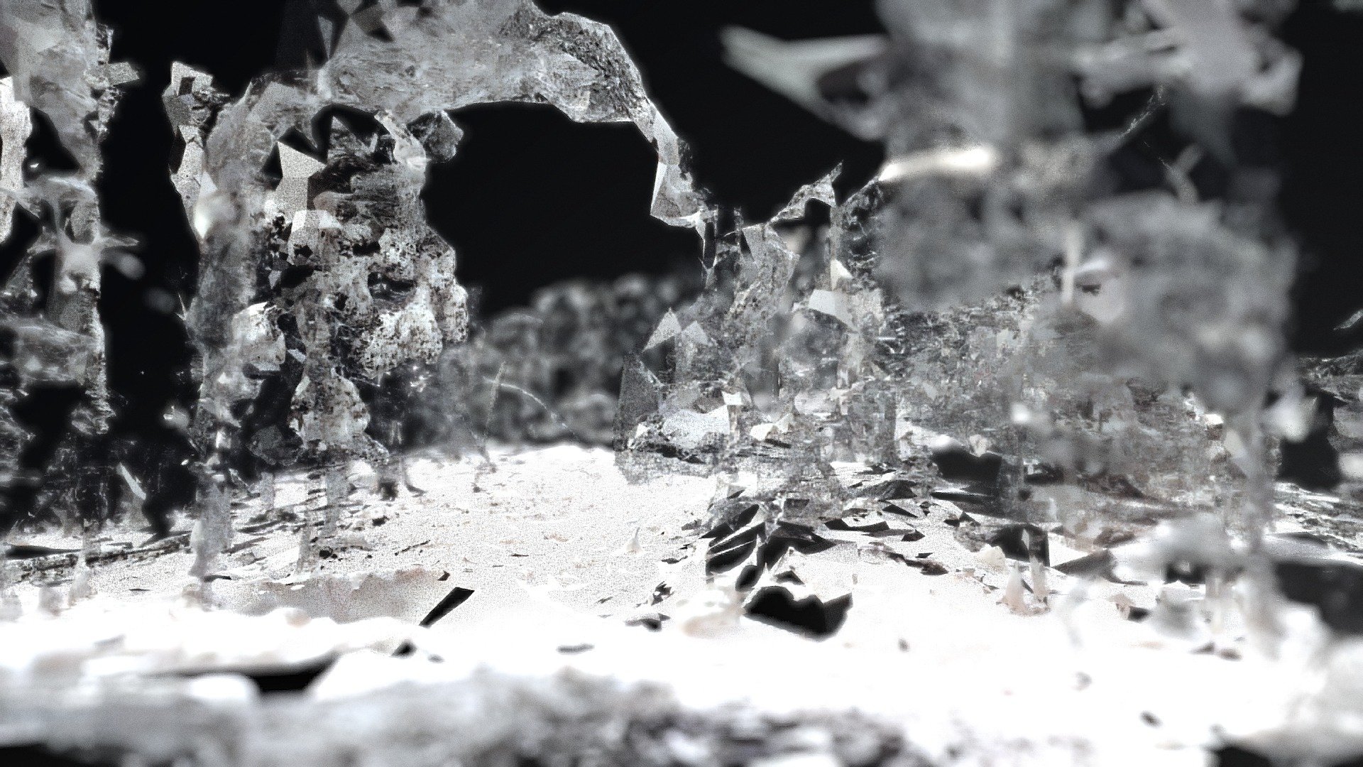 XR Lower Austria Sculpture | Winter Nature Mesh — Sketchfab embed 3D viewer