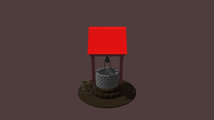 Studnia 3D Model