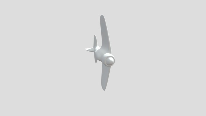 3D Airplane V1 V4 3D Model