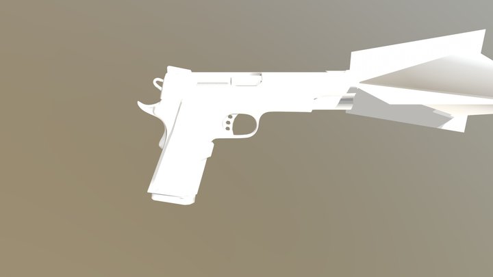 Handgun Game 3D Model