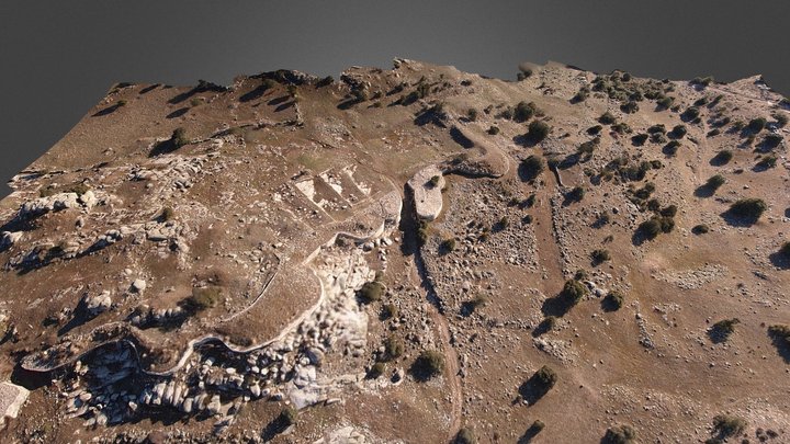 Vetton ancient town las Cogotas 3D Model