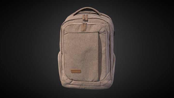 Backpack 01 SD-Fast 3D Scan Sample 3D Model