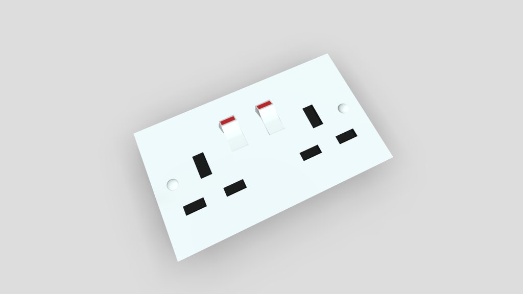 UK Double Power Socket
