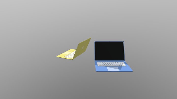 Laptop Concept 3D Model