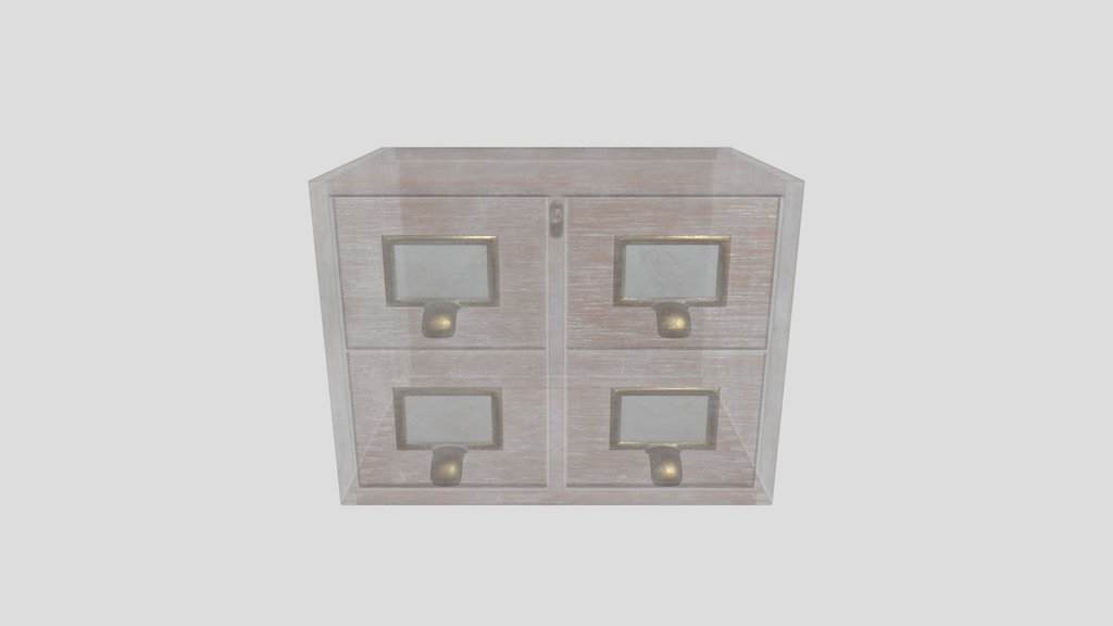 Simple Wooden Filing Cabinet