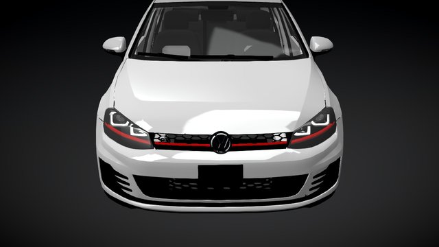 Volkswagen Golf Mk.VII GTI Update 3D Model