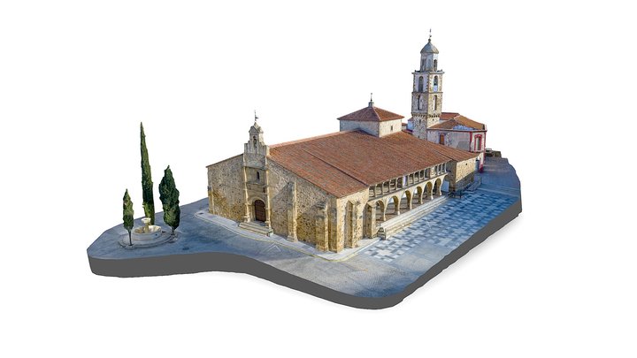 Iglesia Parroquial de El Salvador de Almoharín 3D Model