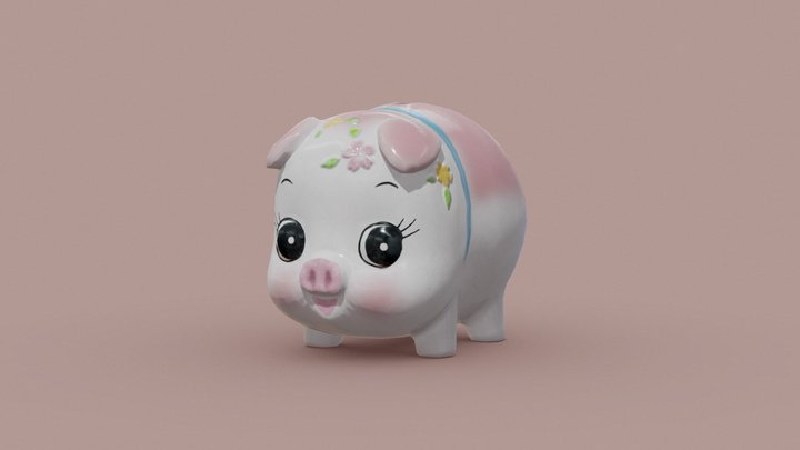 PigBank 3D Model