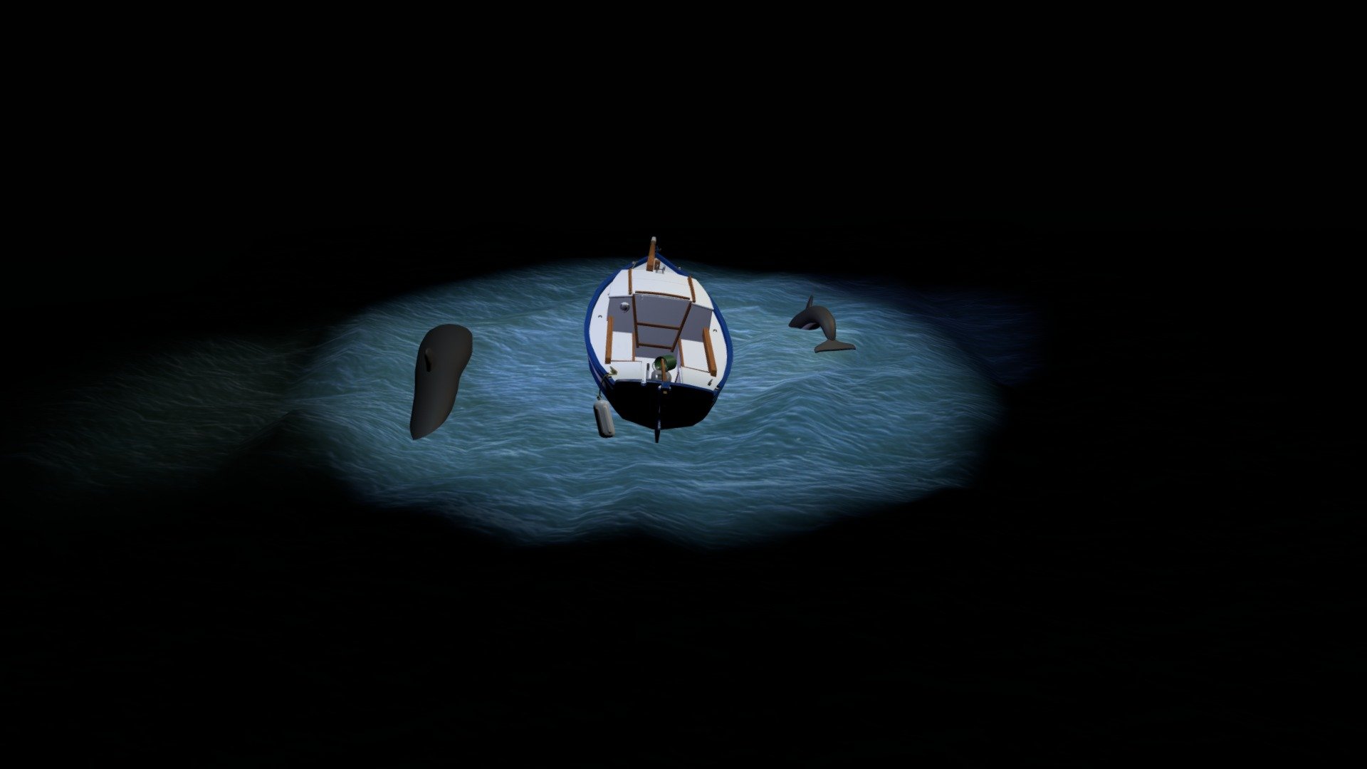 Blue boat Konek
