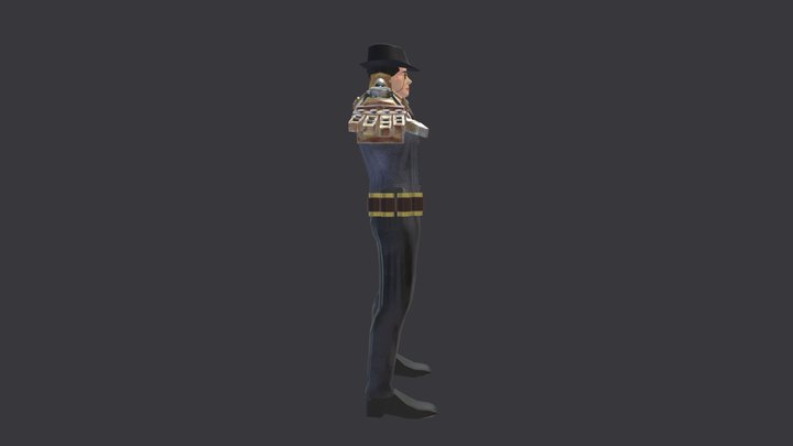 Version of Roger Dark Gent Model 3D Model